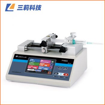 TYD03-01型球盟会室注射泵，110mm行程可装卡1支注射器或玻璃进样针